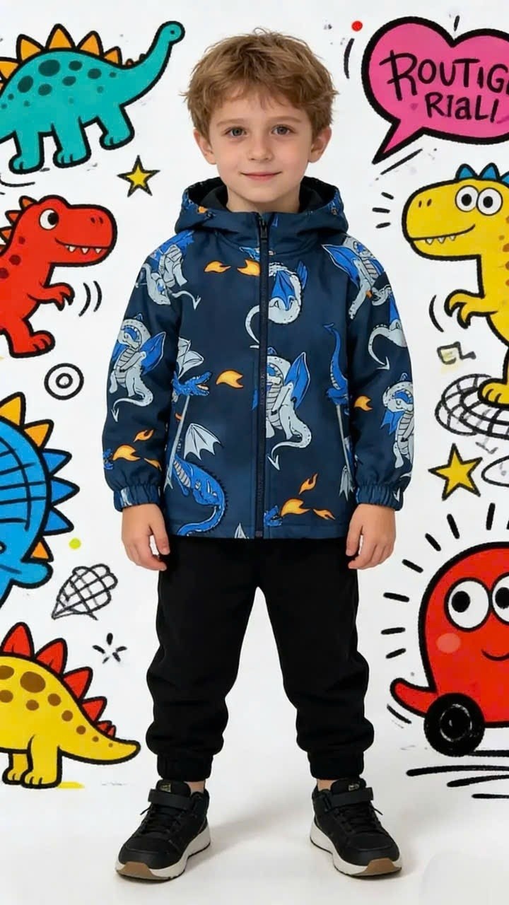 куртка демисезонная для мальчика,демисезонная куртка,крокид куртка с динозаврами для мальчиков,куртка для мальчика,ветровка для мальчика