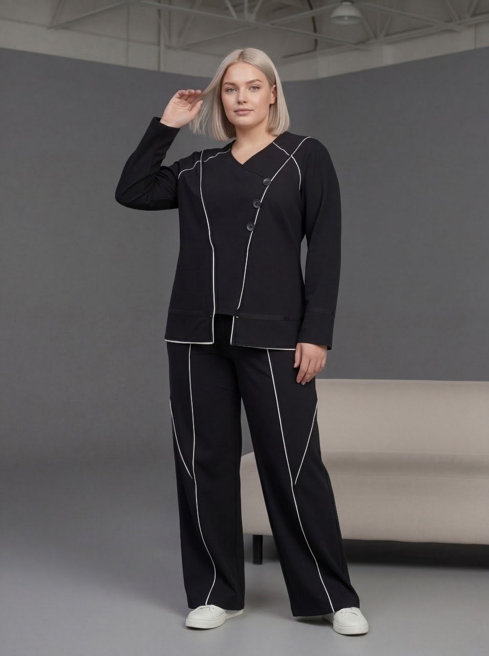 женский трикотажный костюм,спортивные костюмы,женские костюмы,костюм с брюками,брюки прямые