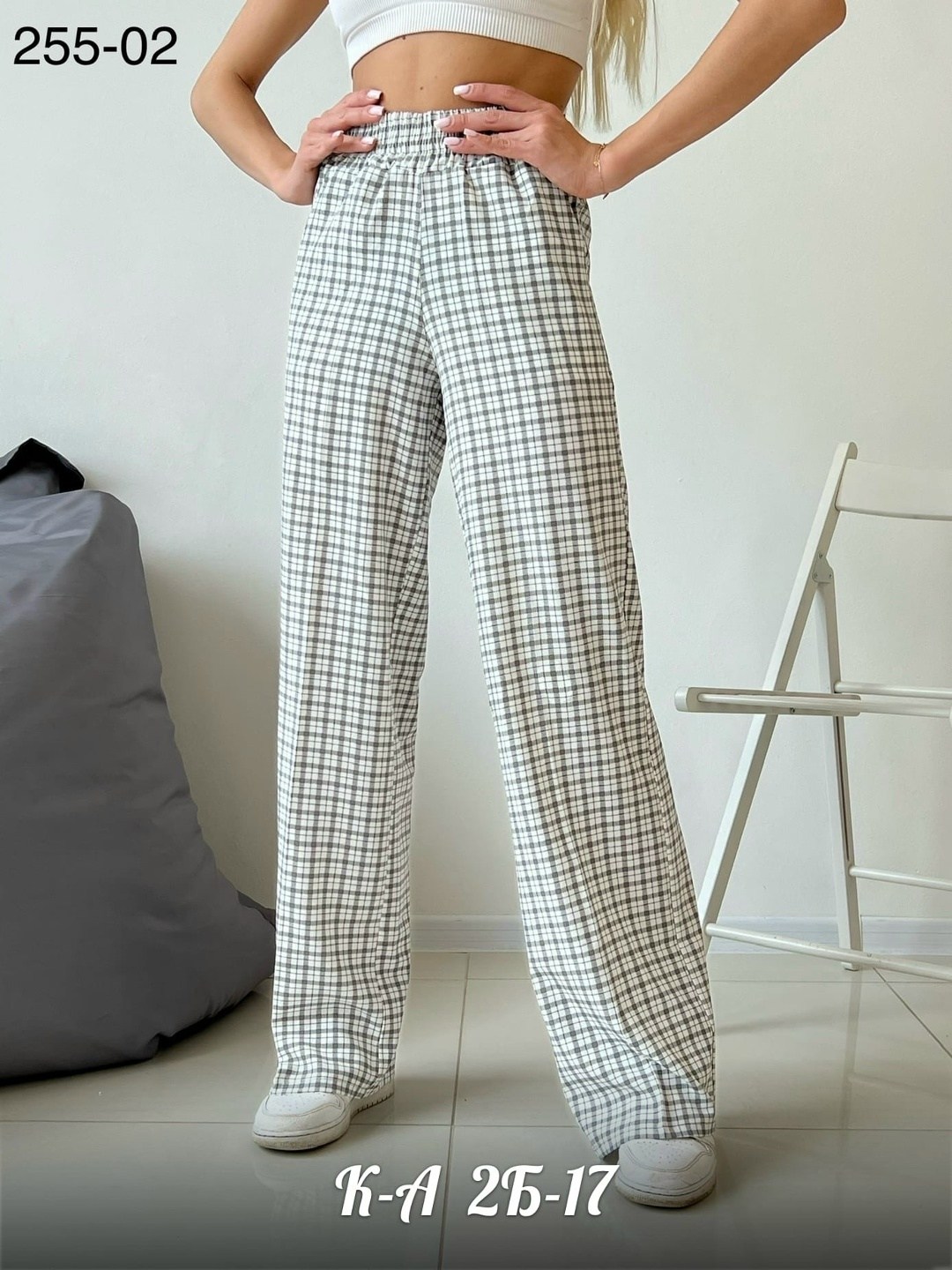 брюки палаццо в клетку,брюки в клетку,широкие брюки женские,брюки женские палаццо,штаны в клетку