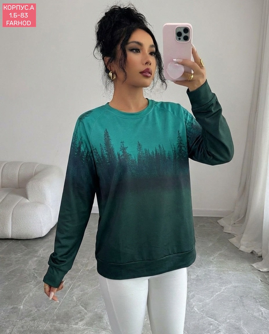 свитшот женская,повседневный свитшот,свободный свитшот,свитшот,свитшот с принтом