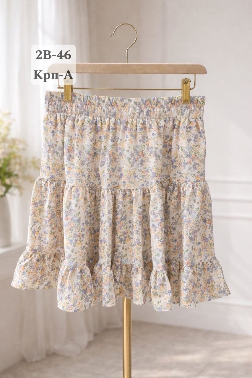 юбка с оборками,юбка,модели юбки,летние юбки,юбка с принтом