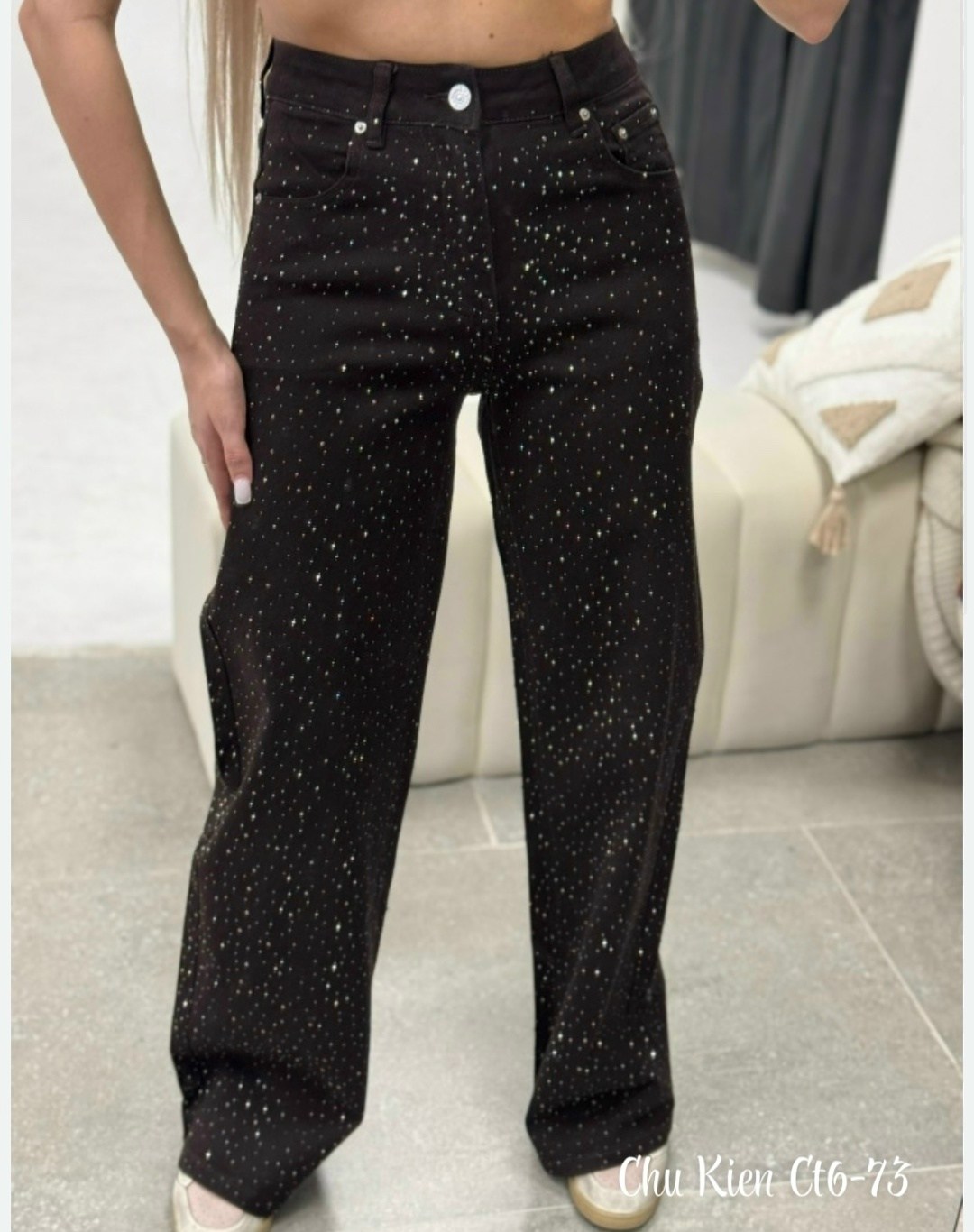 джинсы со стразами,женские джинсы со стразами,джинсы широкие со стразами,штаны со стразами,джинсы с пайетками