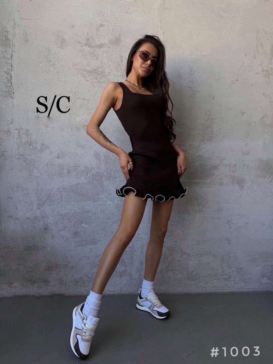 платье женской,платье туника,трикотажное женское платье,женское платье с рюшами,вязаное платье женское