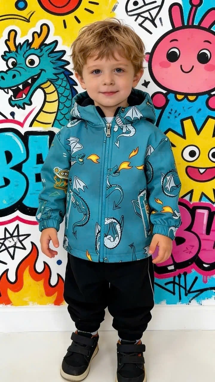 куртка демисезонная для мальчика,демисезонная куртка,крокид куртка с динозаврами для мальчиков,куртка для мальчика,ветровка для мальчика