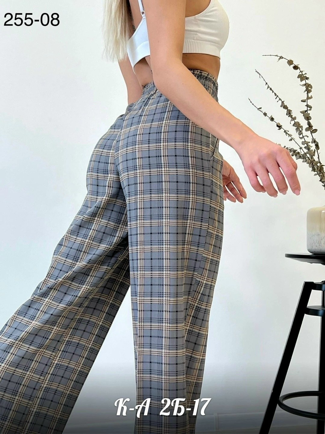 брюки палаццо в клетку,летние брюки палаццо,брюки клетка,брюки женские палаццо,женские широкие брюки