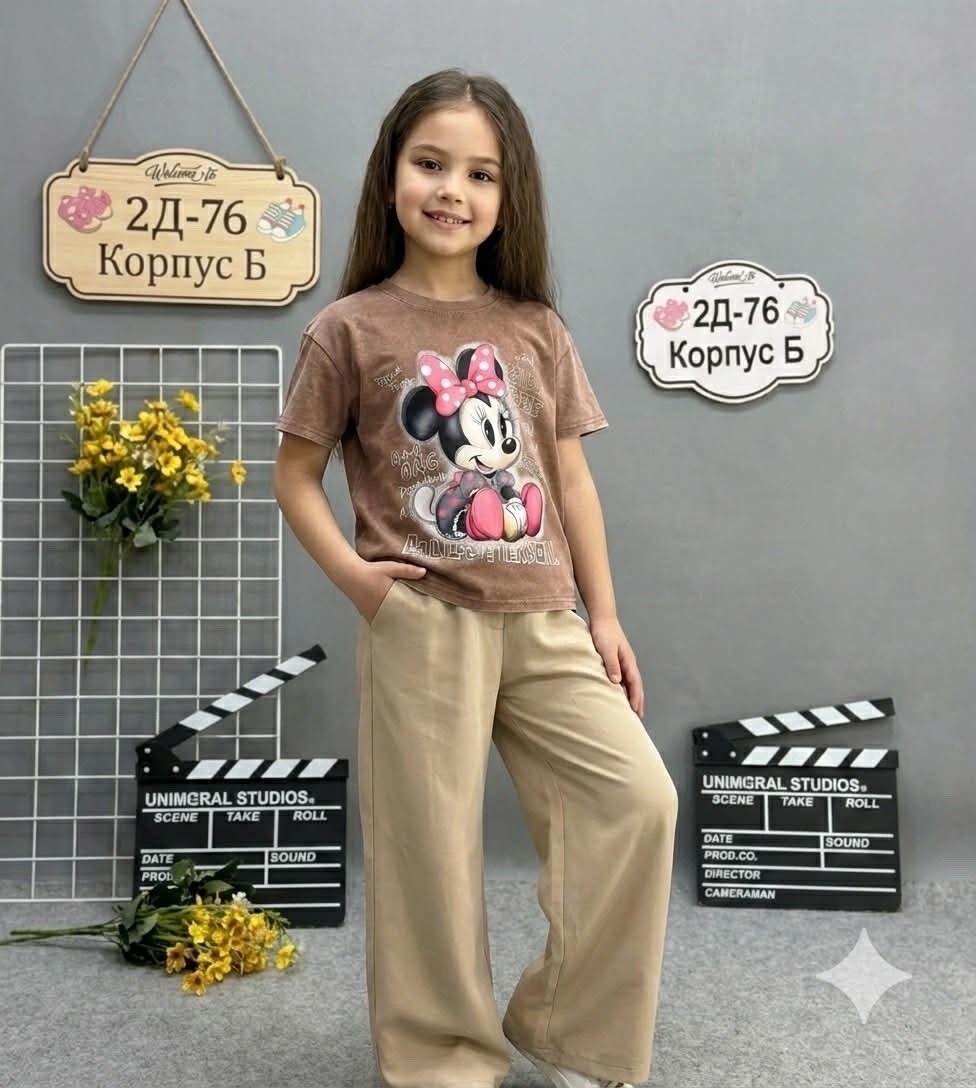 футболки детские,футболки для девочек,детская футболка,футболка с минни маусом детская,комплект футболки