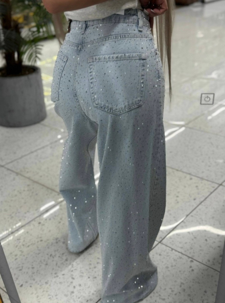джинсы с стразами,джинсы широкие со стразами befree,женские джинсы со стразами,женские джинсы со стразами vgh,широкие джинсы