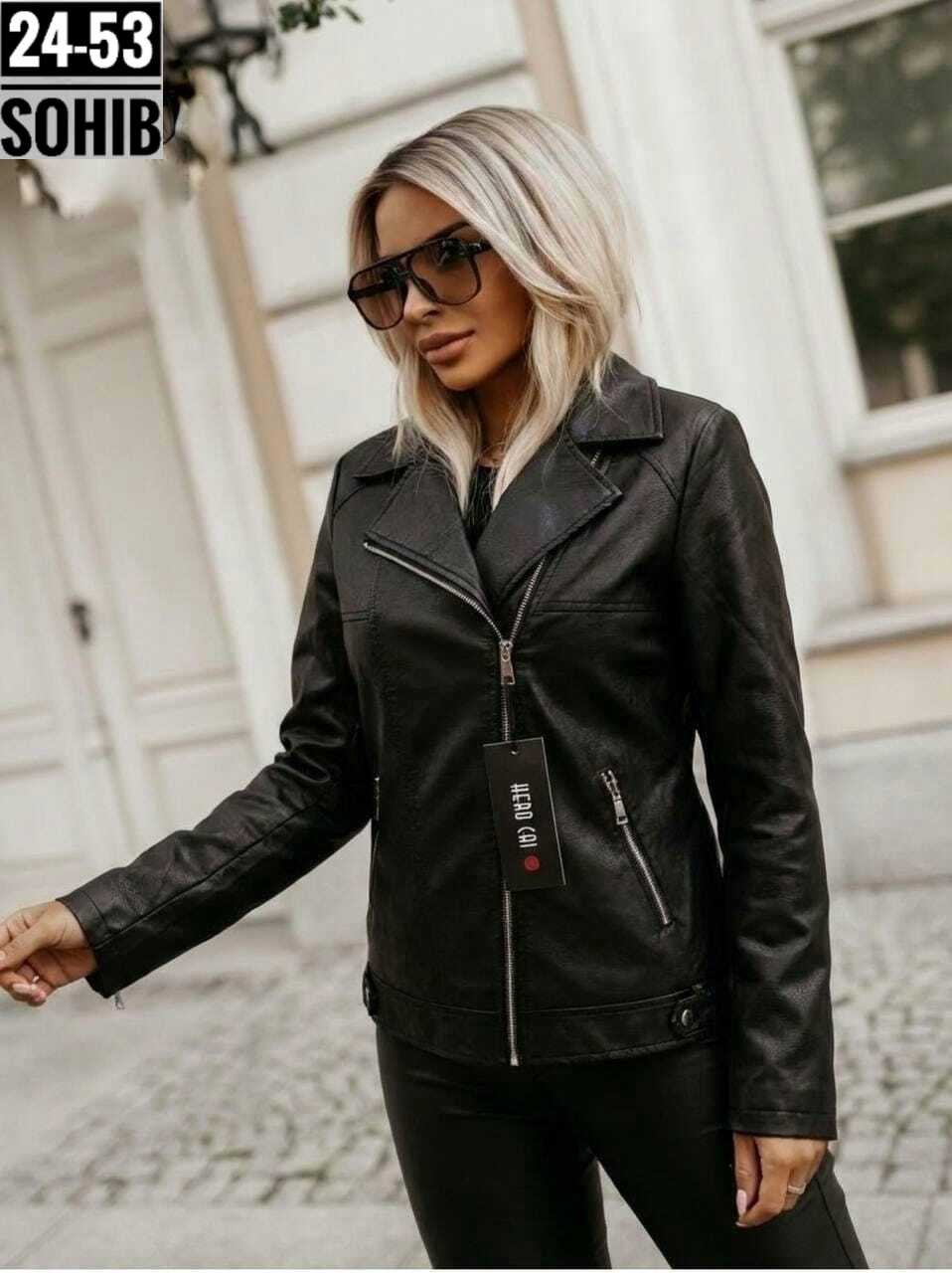 женская кожаная куртка,кожаная куртка,куртка косуха кожаная,куртки из экокожи,куртка косуха кожаная весенняя genevieve