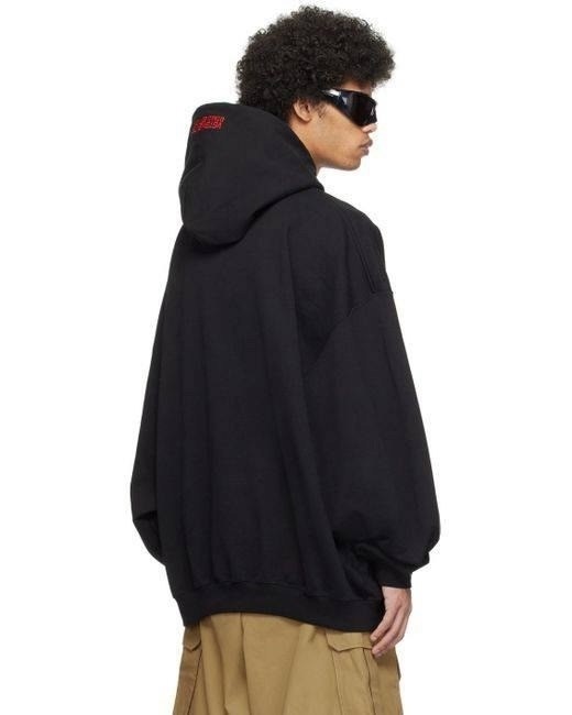 худи ветмо,черное худи,толстовка мужской,худи оверсайз,vetements hoodie
