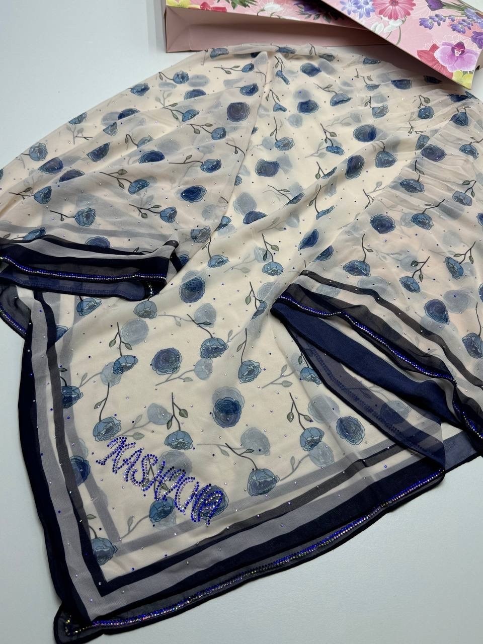 платок женский,двусторонний платок,шарфы и платки,платки шелковые,платок