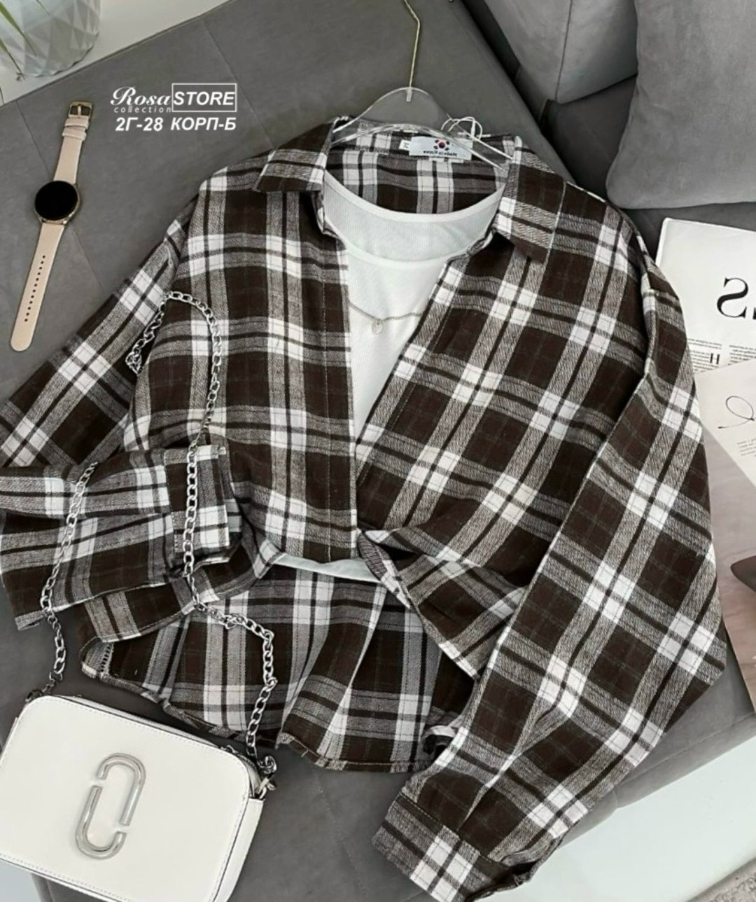 женская рубашка в клетку,рубашка в клетку,рубашка в клетку с майкой beststyle,рубашка женская в клетку оверсайз,рубашка в клетку оверсайз