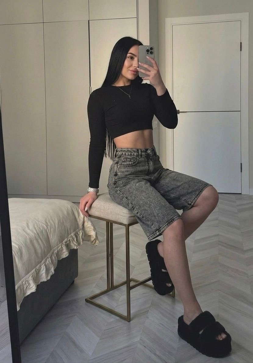 шорты y2k бермуды багги джинсовые juliche,шорты y2k бермуды багги джинсовые juliche 237277070,шорты бриджи,шорты длинные,шорты бермуды