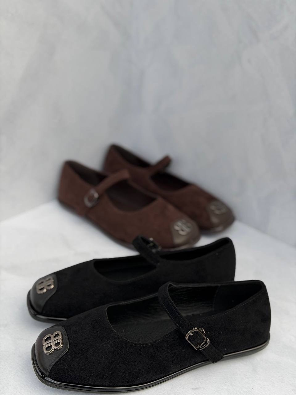 ,туфли замшевые,женские балетки, женская,черные туфли