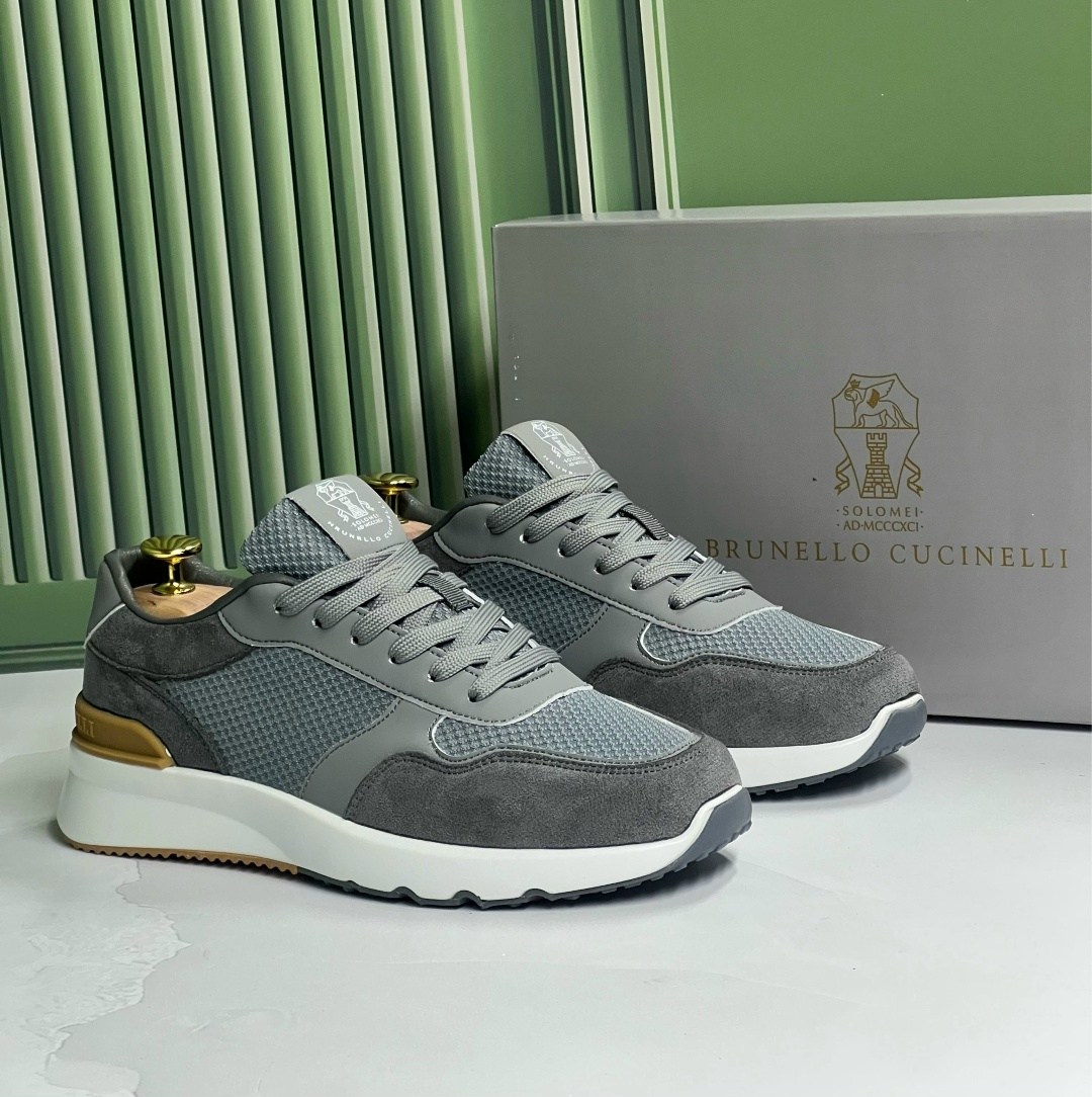 brunello cucinelli кроссовки мужские,,комбинированные кроссовки brunello cucinelli,кроссовки brunello cucinelli,кроссовка мужской