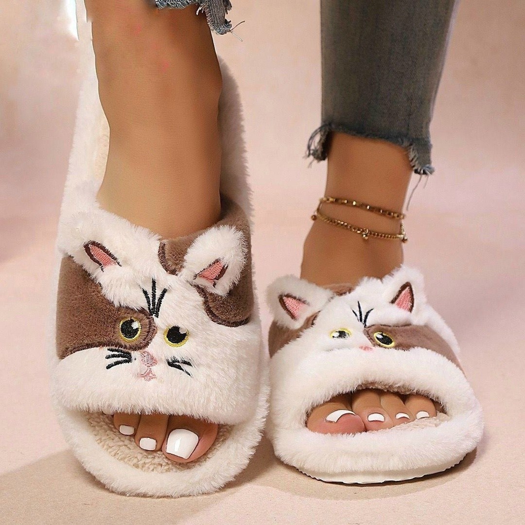 женские домашние тапочки,тапочки для дома женские,cat slippers женские легкие пушистые домашние тапочки,домашние теплые тапочки,домашние тапочки