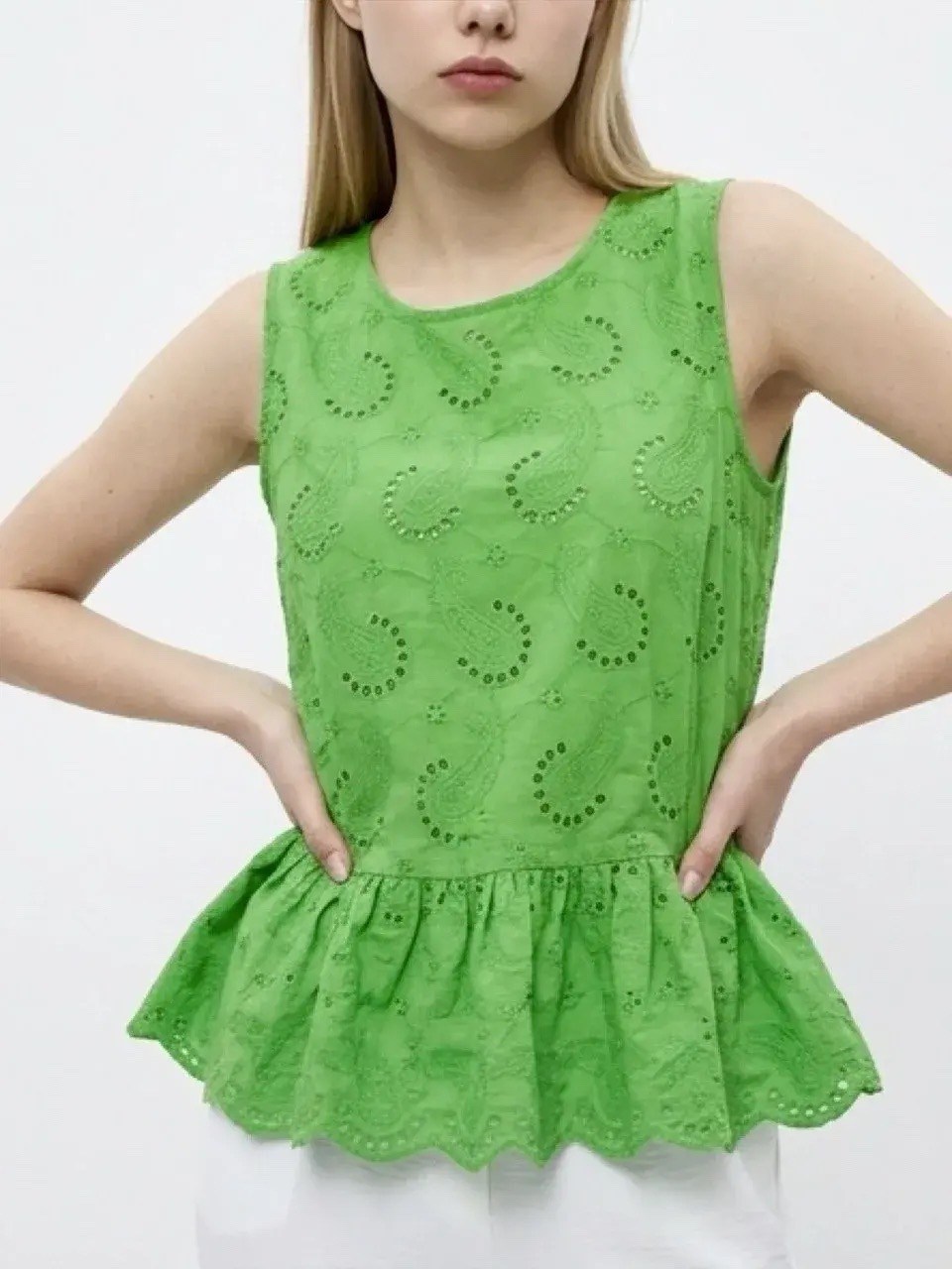 блузка saint tropez geleksa трава зеленая,блуза,женская блуза,блузка женская,блузка зеленая