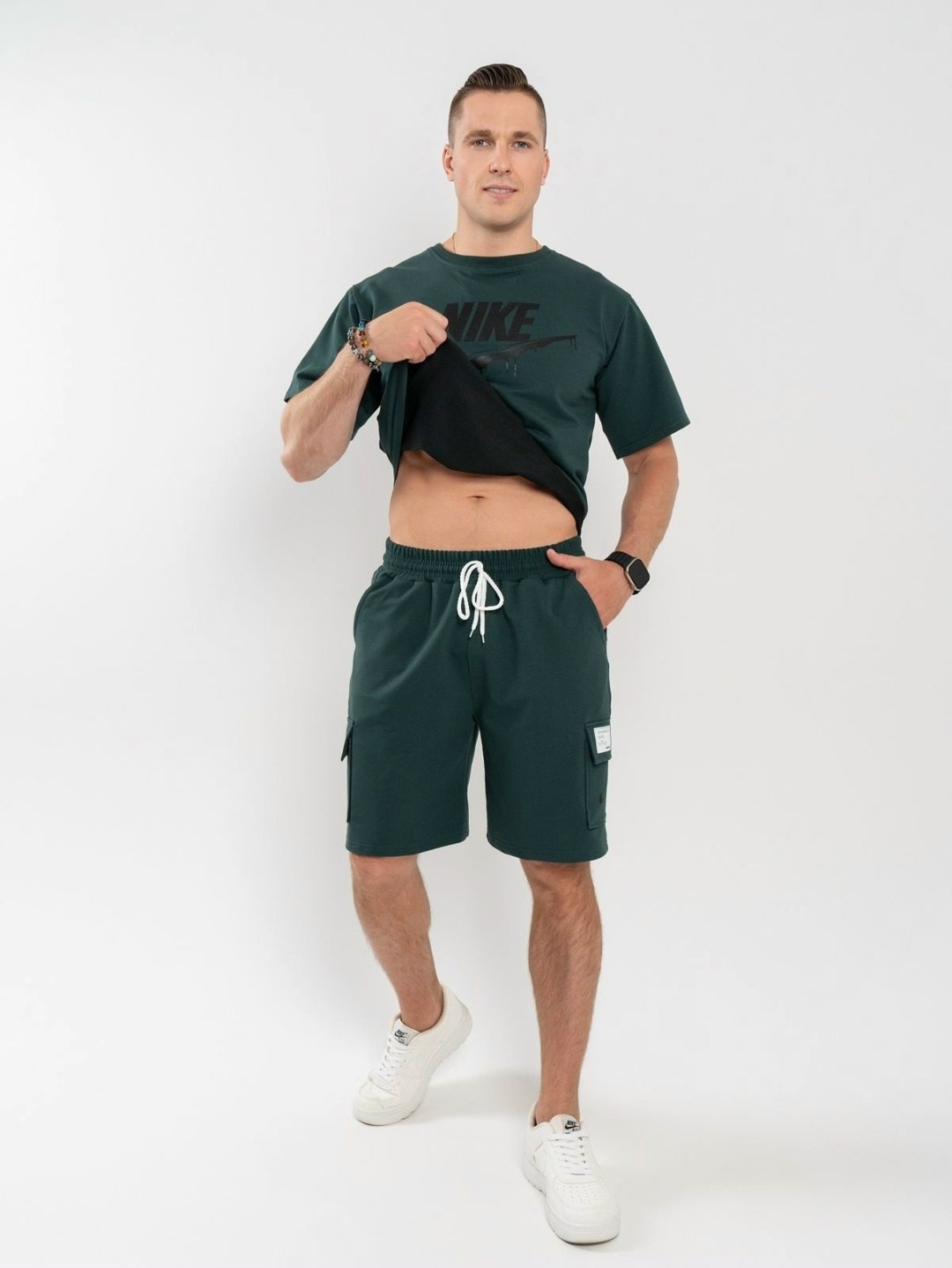 мужской костюм с шортами,костюм с шортам,костюм с шортами найк,спортивные костюм,спортивная форма
