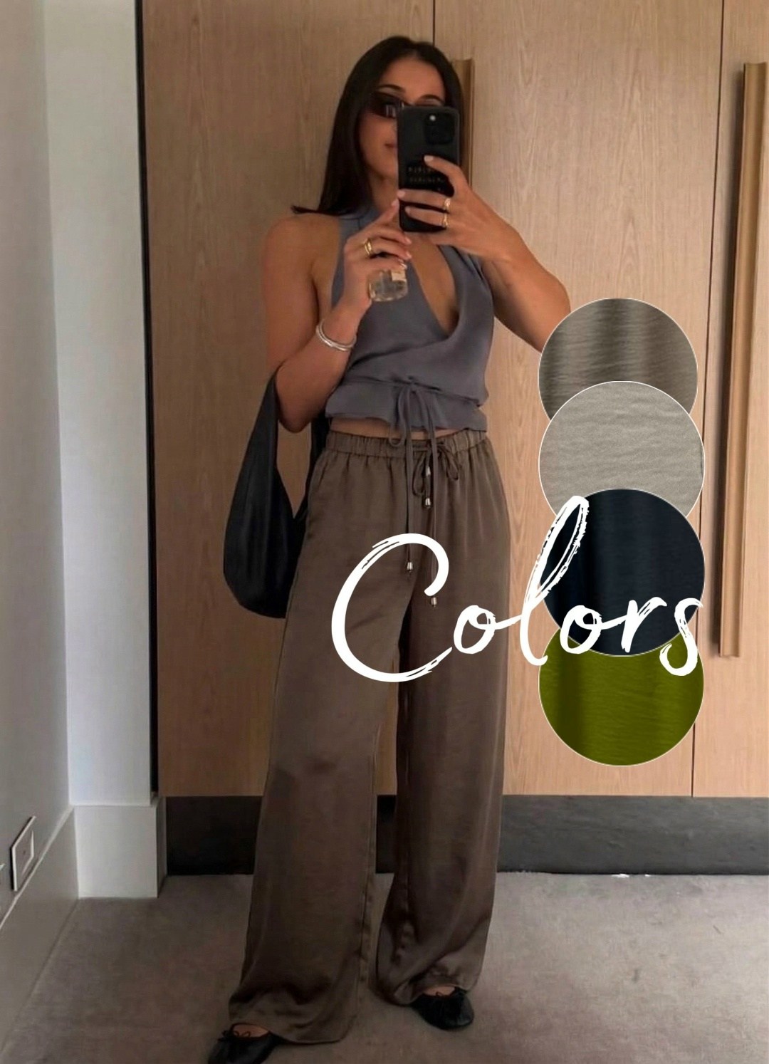 элегантные шелковые брюки женские брюки-палаццо,элегантные шелковые брюки-палаццо,широкие брюки,брюки палаццо,брюки с широкими штанинами