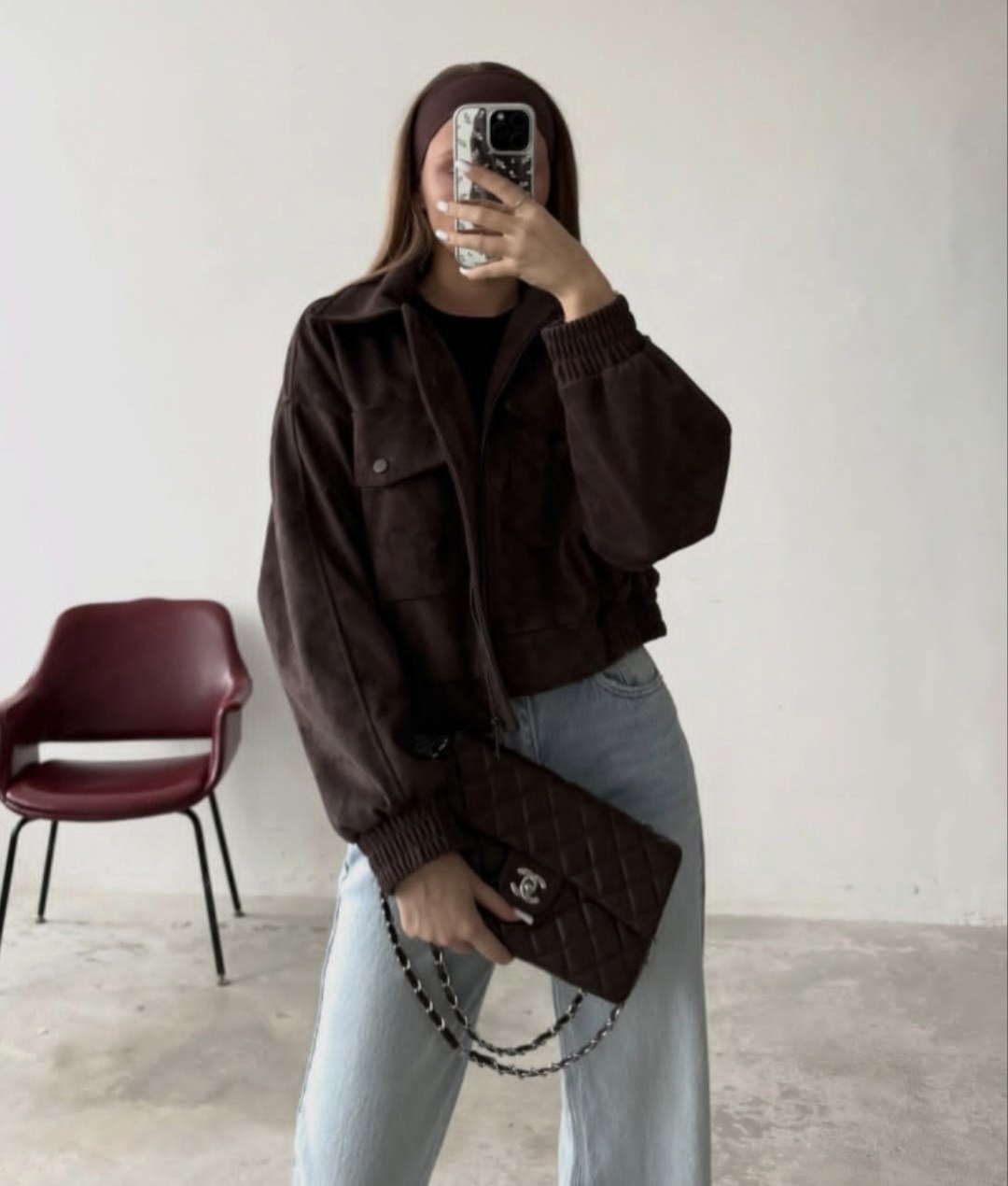 куртка замшевая,бомбер укороченный оверсайз замшевый куртка рабочего тренд saint shine,куртка коричневая,куртка замш,бомбер женская куртка