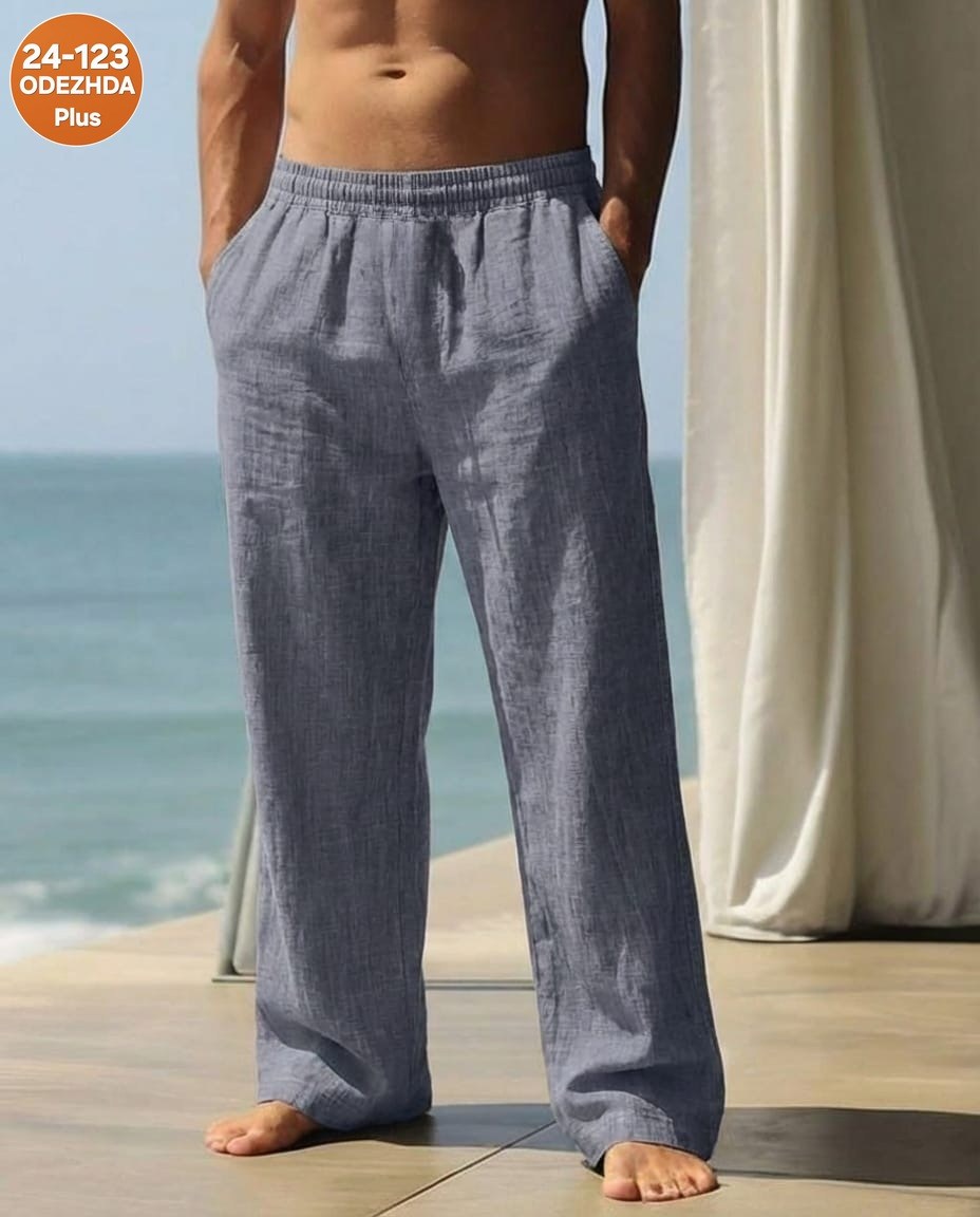 брюки мужские,летние мужские брюки,мужские хлопковые льняные брюки,льняные брюки,мужские хлопковые брюки