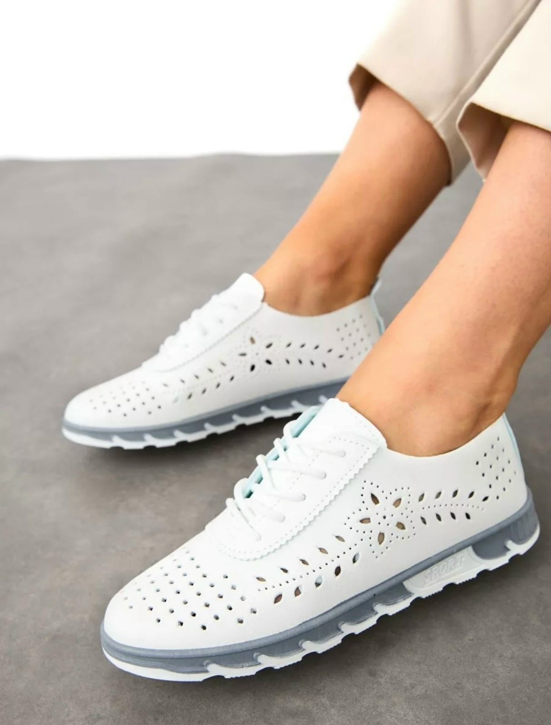 ,кроссовки женскиe,кеды женски,мокасины с перфорацией,кеды с перфорацией