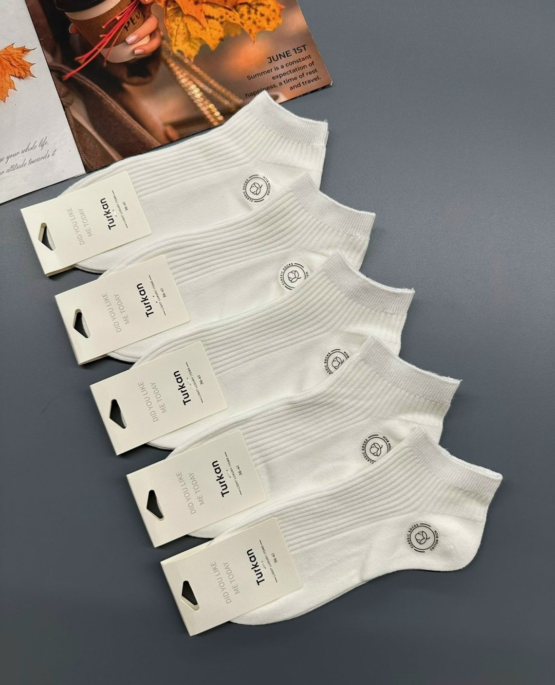 носки короткие набор 10 пар туркан,носки женские 10 пар,носки женские белые,носки turkan женские 10 пар,носки женские набор короткие белые