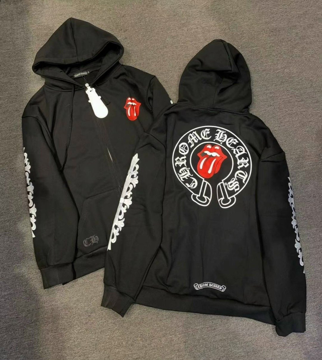 chrome hearts rolling stones hoodie,толстовка,chrome hearts hoodie,кофта мужская
