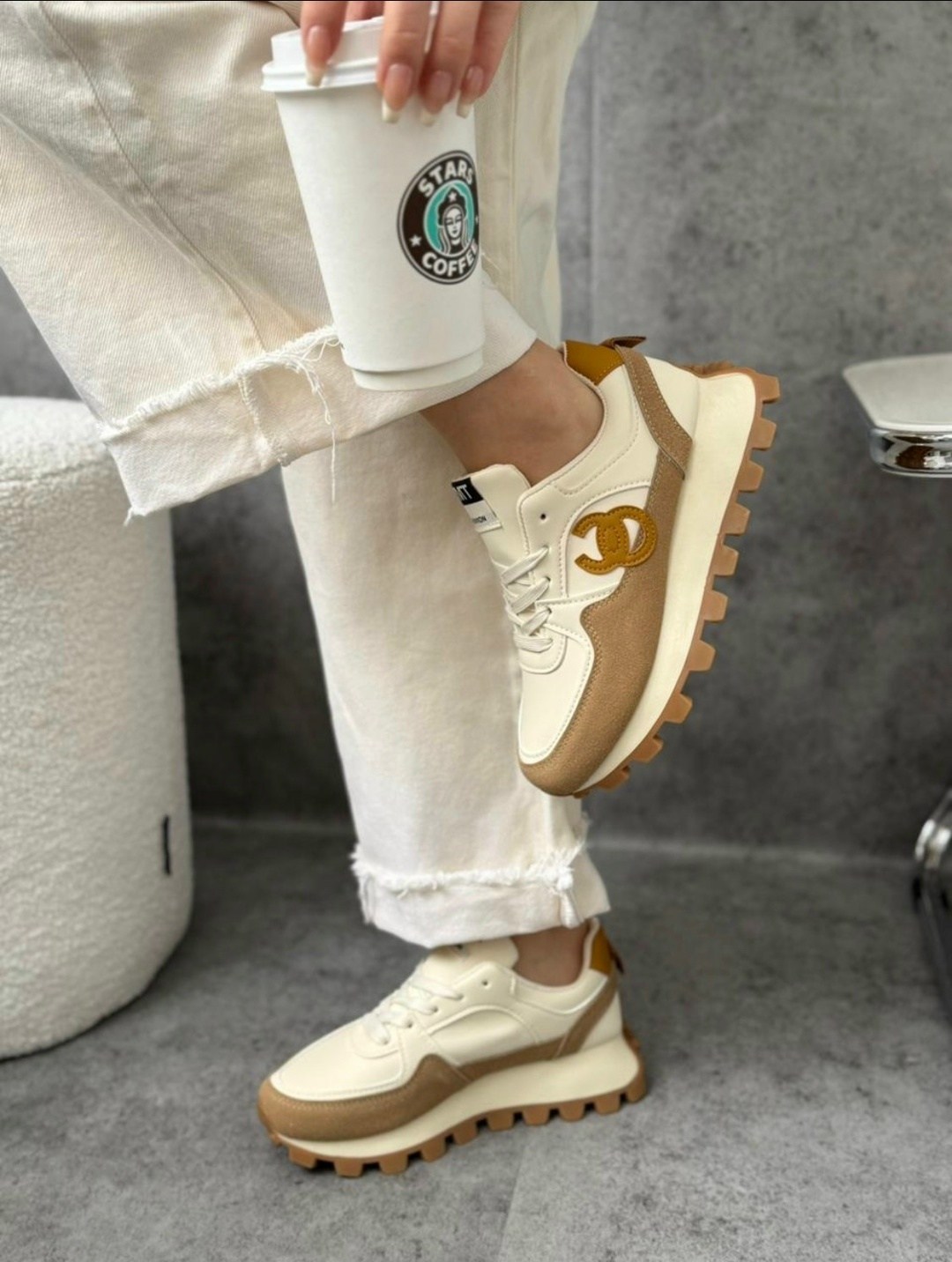 кроссовки женскиe,,кроссовки модные,стильные кроссовки,кроссовки женские бежевый