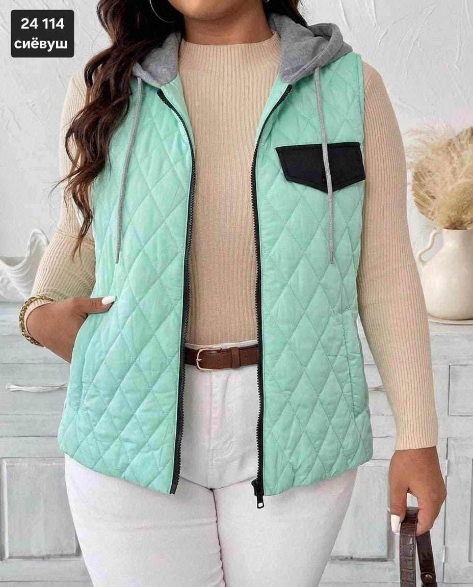 женская жилетка,жилет женский,теплый жилет,жилет утепленная,жилет