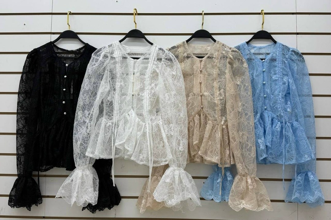 блузка с оборками,блузка голубая,викторианские платья,блуза