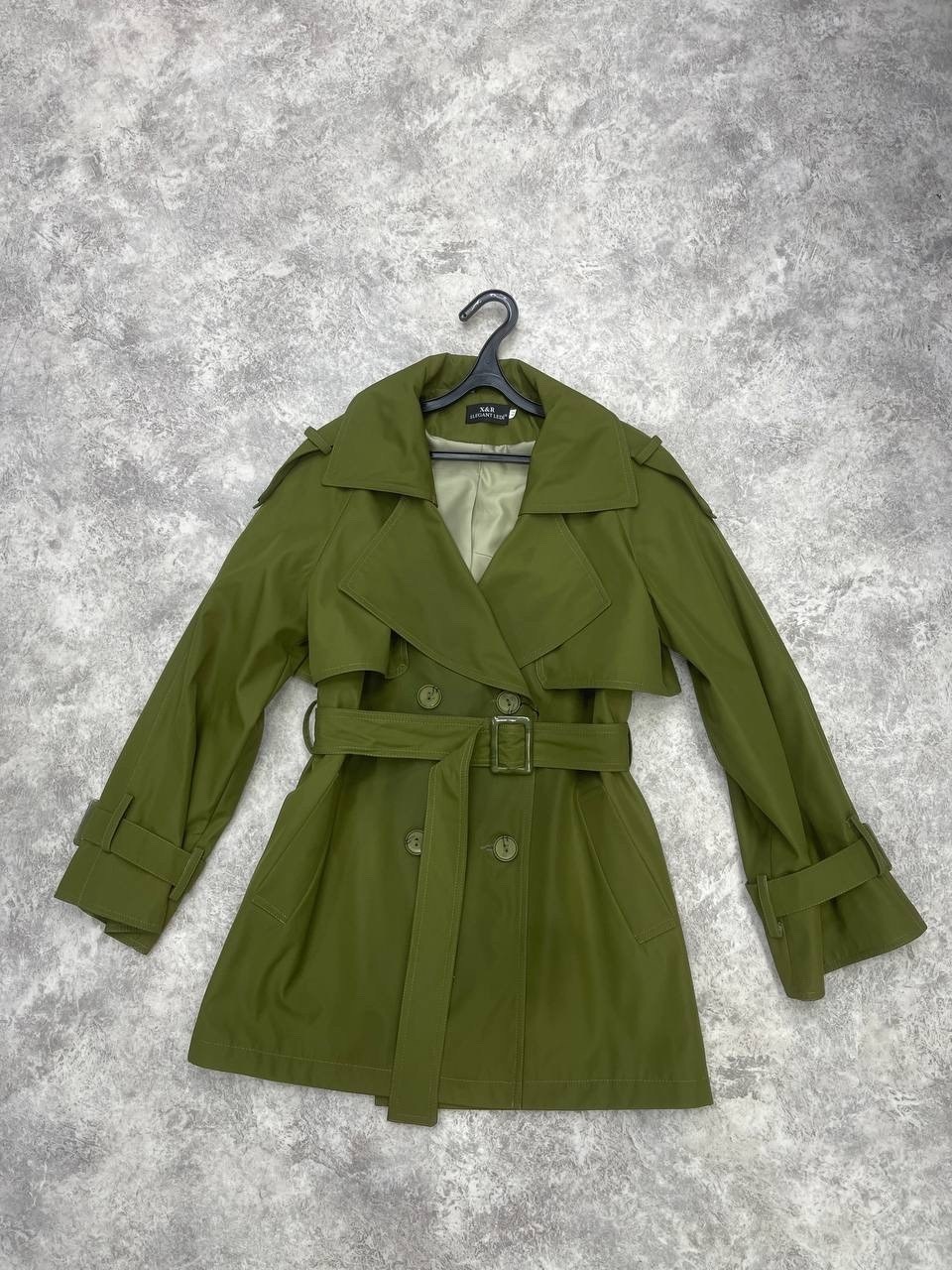 тренч плащ,плащ зеленый,женский плащ,плащ тренч женский,тренчкот плащ elis зеленый