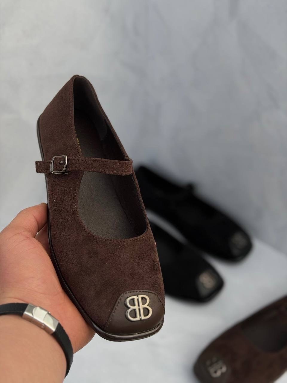 ,туфли замшевые,женские балетки, женская,черные туфли