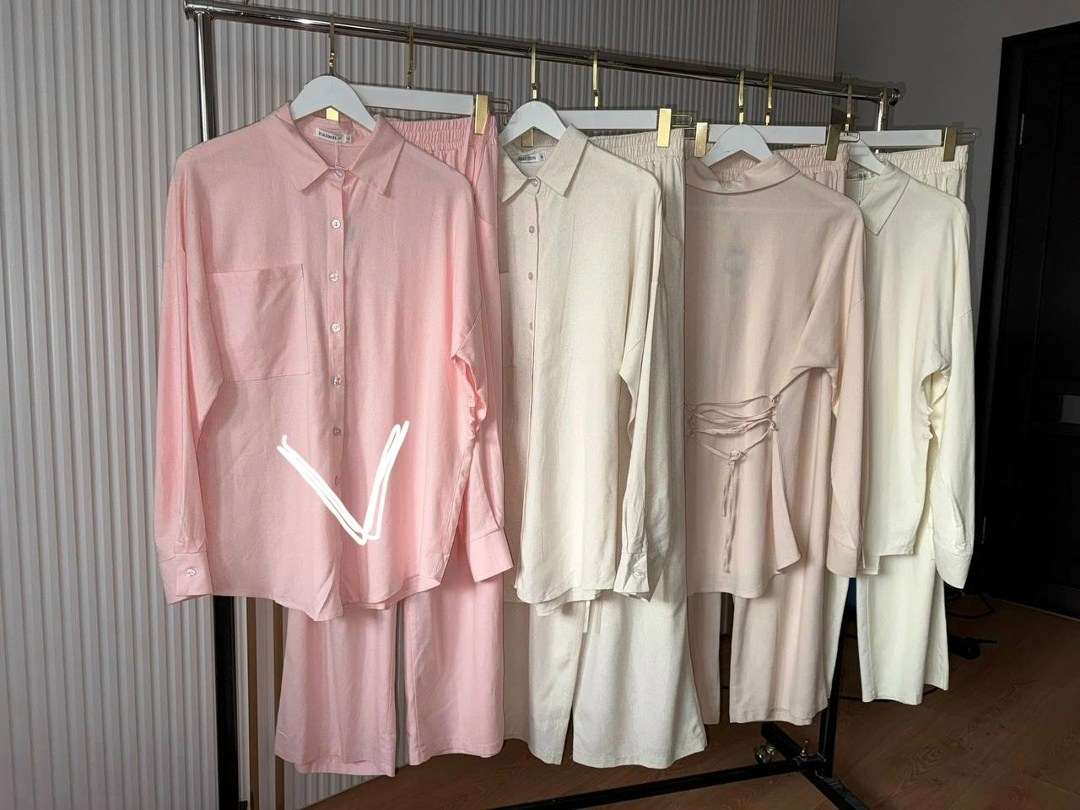 женский брючный костюм,брючный костюм свободного кроя,костюм брючный,молочный женский брючный костюм в стиле зара,молочный брючный костюм женский