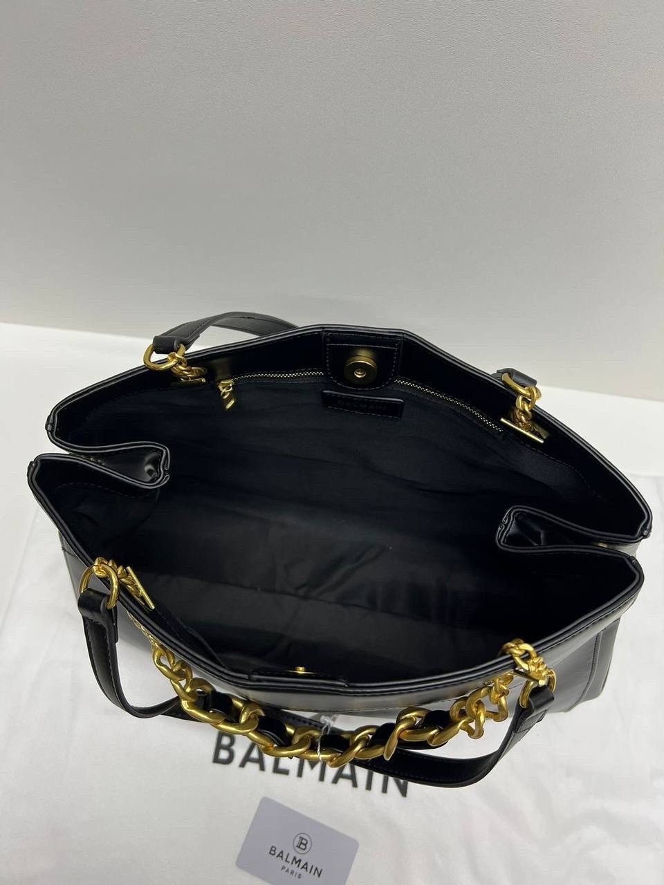 сумка balmain,женская сумка balmain,сумка balmain на плечо,сумка balmain черно-белая,сумка тоут balmain