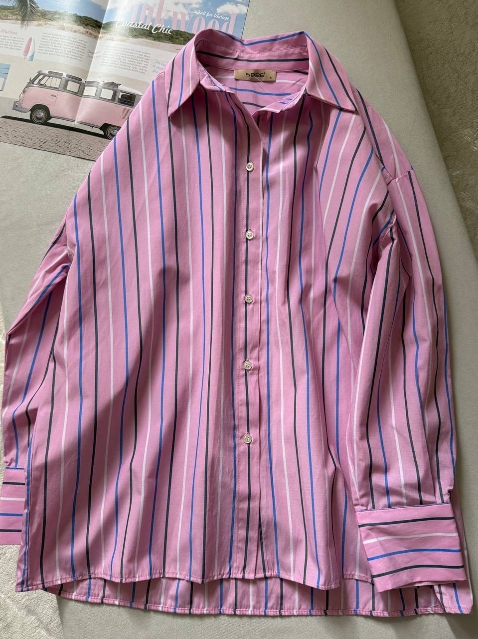 рубашка в полоску,хлопковая рубашка в полоску оверсайз cosmo brand,женская рубашка в полоску,рубашка в полоску оверсайз,рубашка женская
