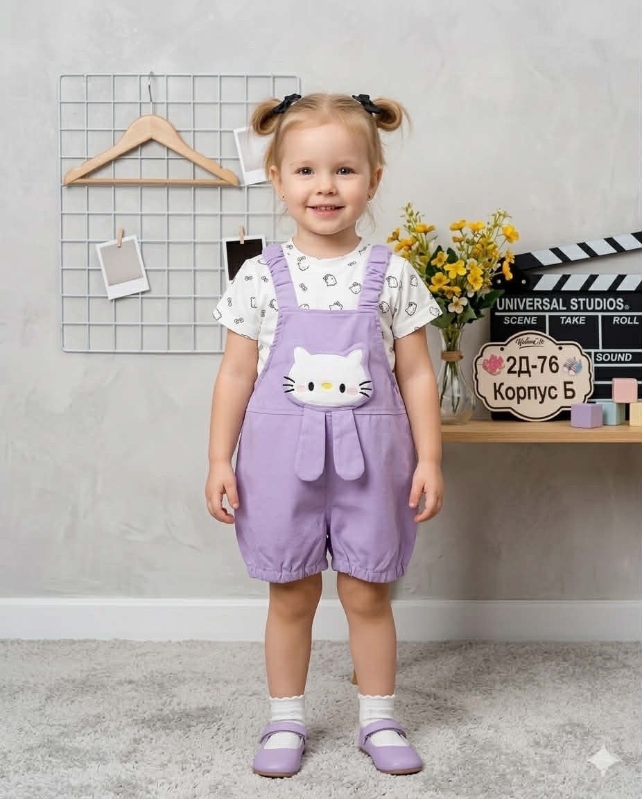 комплект летней одежды для маленьких девочек,комплект одежды девочке,комплект одежды для маленьких девочек,одежда для девочек,комбинезон для девочки