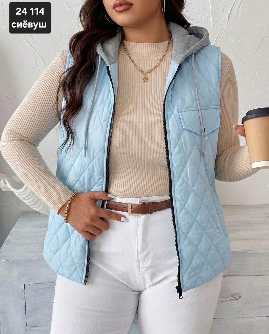 женская жилетка,жилет женский,теплый жилет,жилет утепленная,жилет