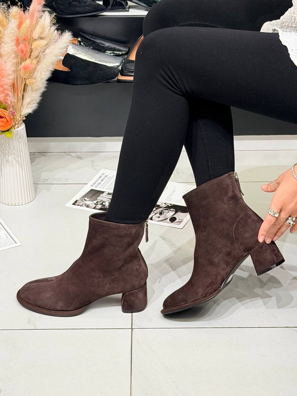 ,ботильоны замшевые,ботильоны коричневые натуральная замша,ботильоны коричневые замшевые,ботинки женские замшевые gianvito rossi