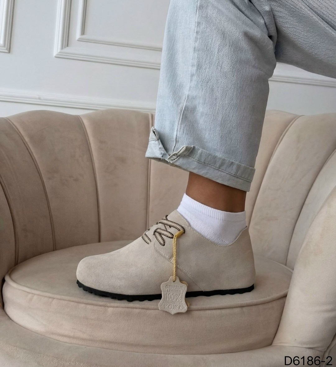 , женская,замшевые меховые биркенштоки лоферы lihome цвет бежевый,мюли женские,женские birkenstock