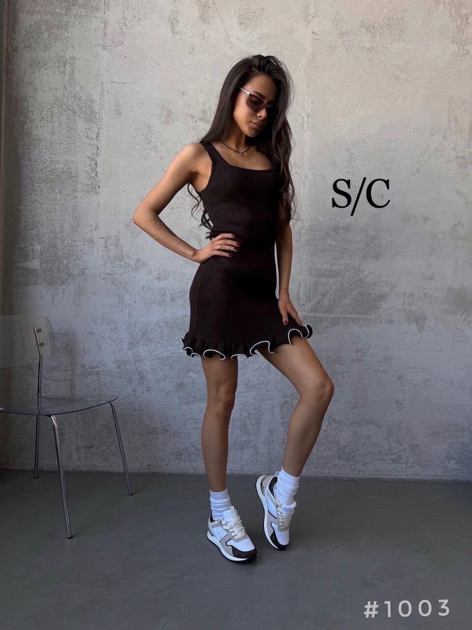 платье женской,платье туника,трикотажное женское платье,женское платье с рюшами,вязаное платье женское