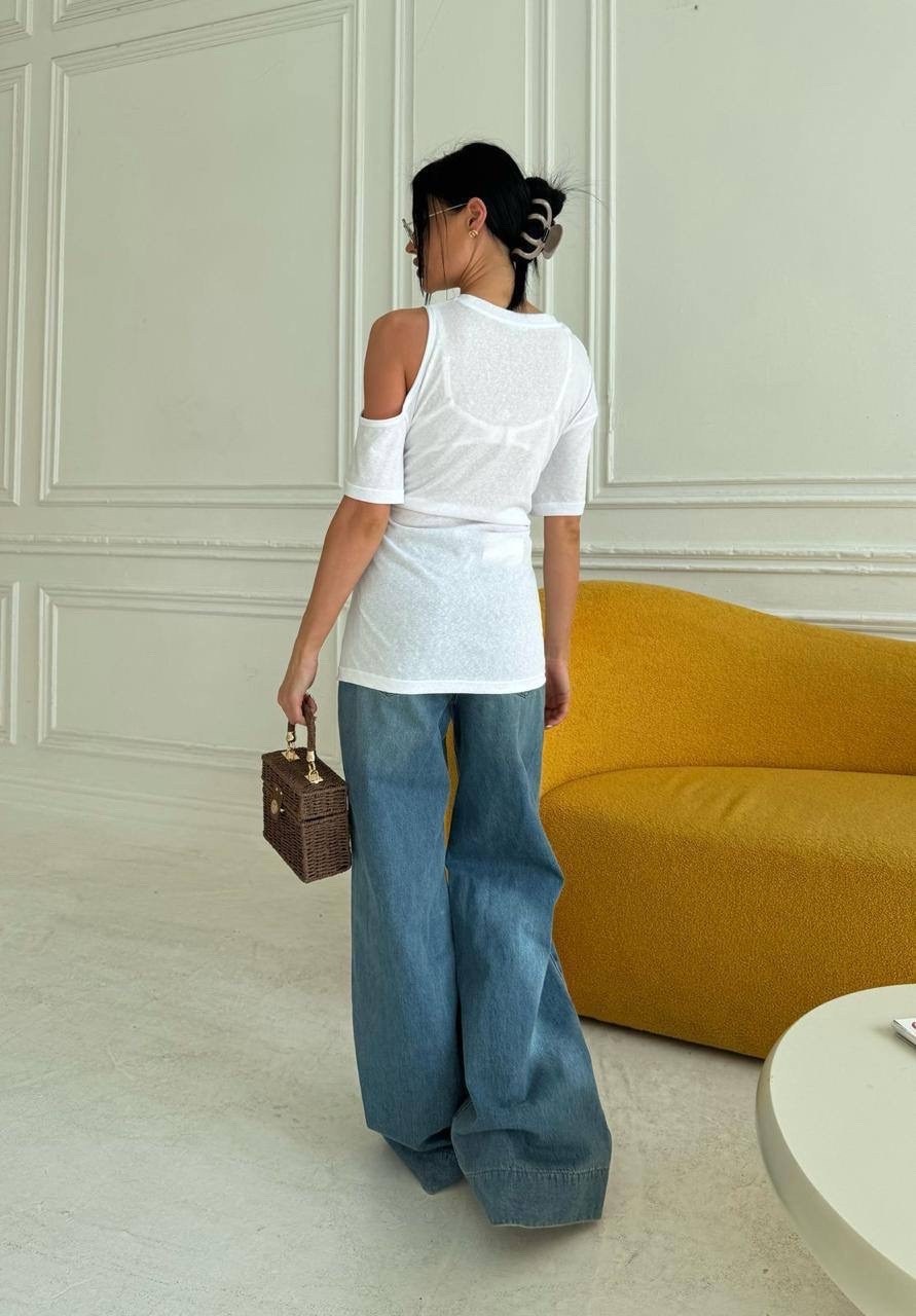 футболки белые,футболки брендовые,летние футболки,асимметричная футболка