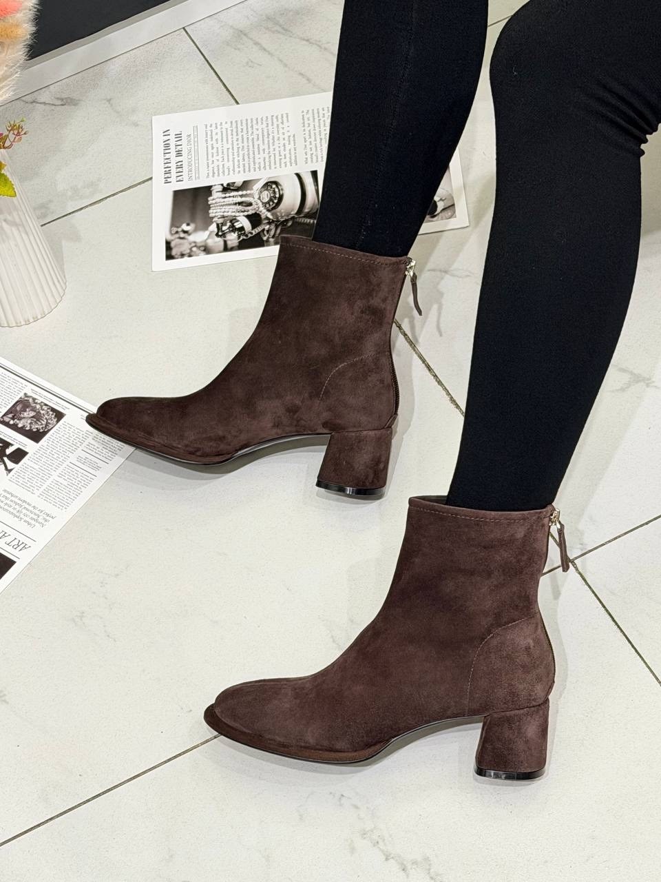 ,ботильоны замшевые,ботильоны коричневые натуральная замша,ботильоны коричневые замшевые,ботинки женские замшевые gianvito rossi