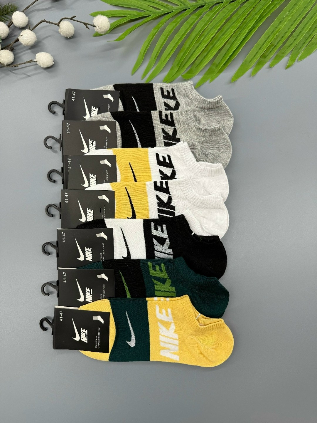 носки средние хлопковые набор 5 пар nike,носки мужские 10 пар nike,мужские носки,комплект носки мужские,носки мужские 10 пар