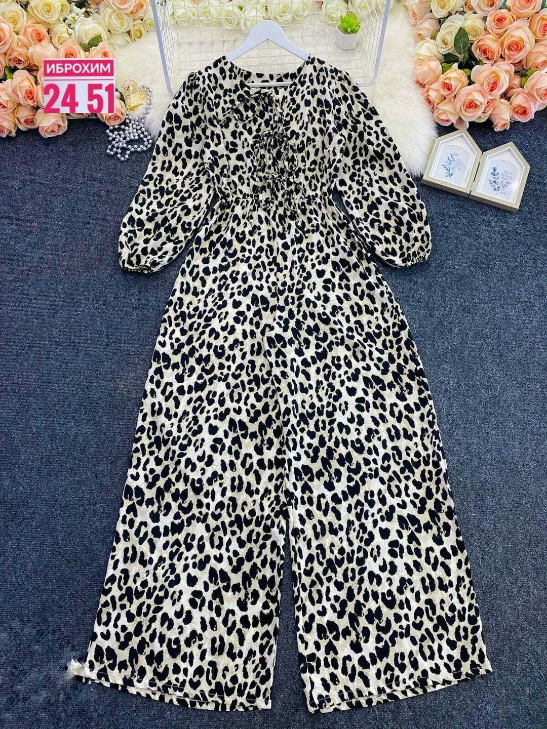 брючный костюм,костюм летний брючный,леопардовый брючный костюм,брючный комплект,костюм летний брючный с рубашкой