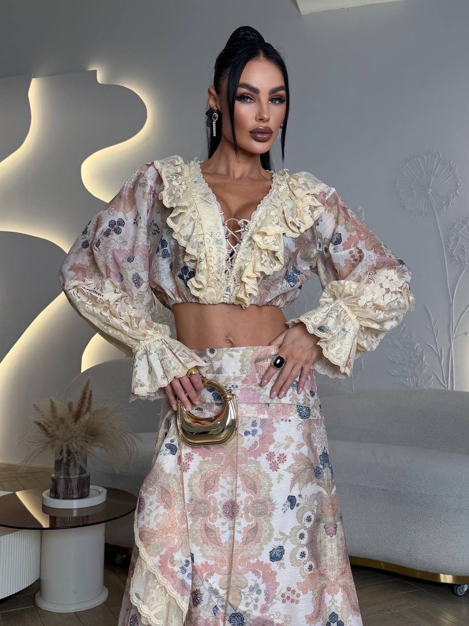 модные наряды,летние наряды,летний костюм с юбкой,платье стильное