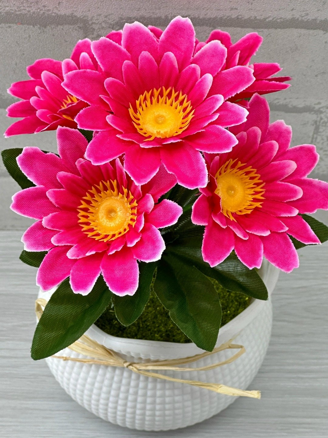 цветок искусственная,хризантемы оранжевые,хризантемы в горшках,гербера джемсона желтая,цветочная композиция