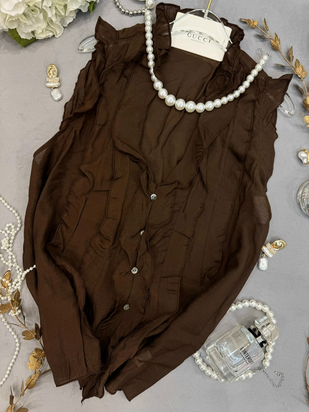 оранжевая блузка,блузка винтажная,блузка женская шифоновая,женские блузки,блузка с оборками