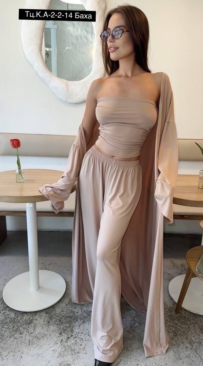 костюм с брюками палаццо,костюм с брюками,костюм тройка женский,костюм топ и брюки,стильные костюмы