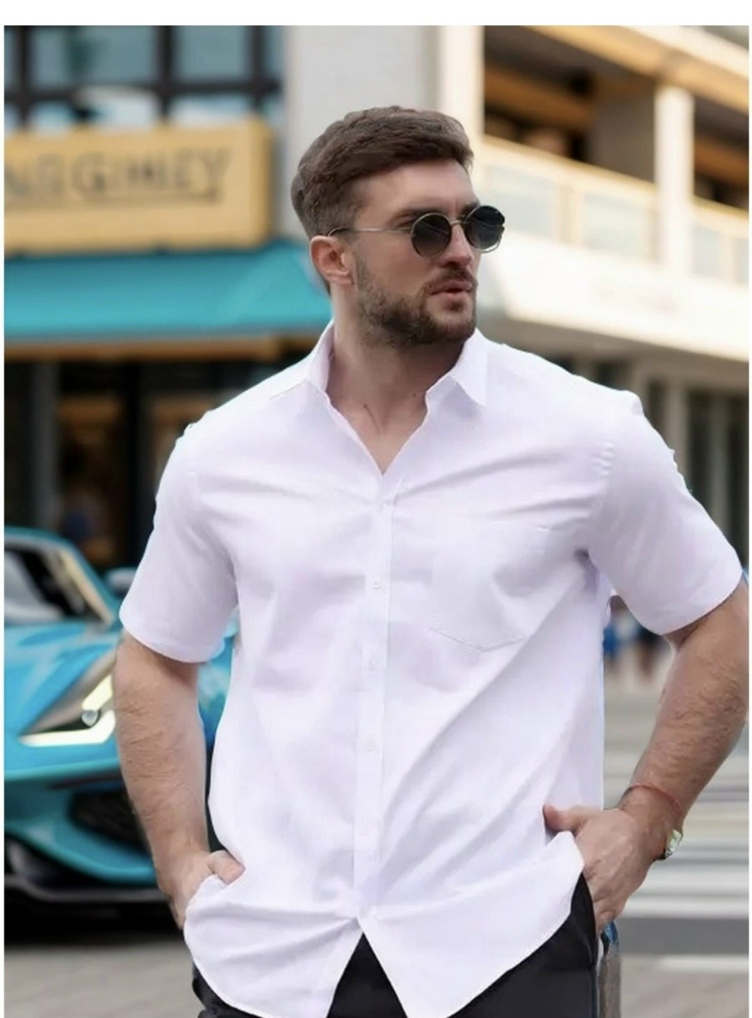 рубашка мужская,рубашка короткий рукав,рубашка короткая,рубашка мужская белая,рубашка