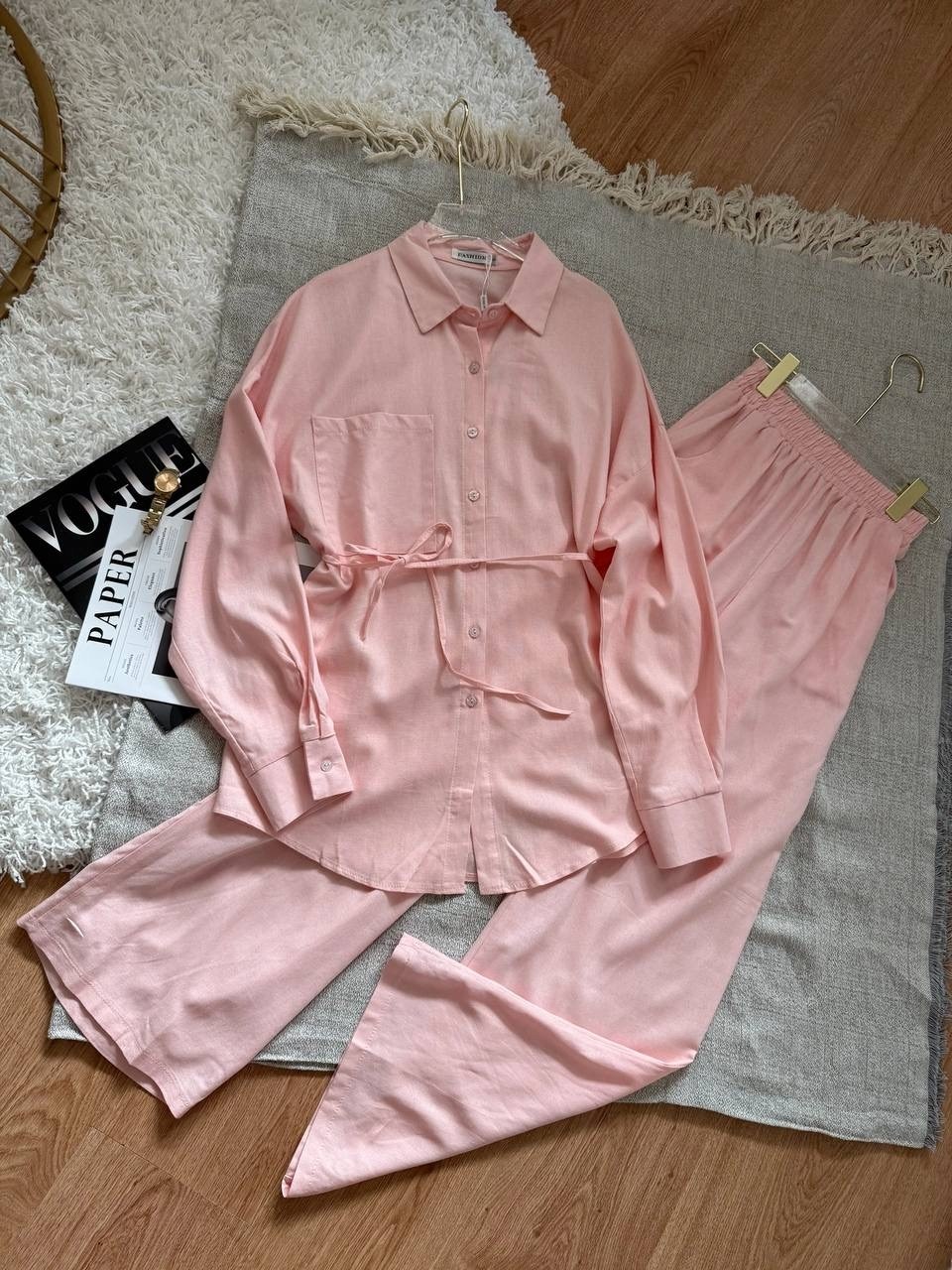 женский брючный костюм,брючный костюм свободного кроя,костюм брючный,молочный женский брючный костюм в стиле зара,молочный брючный костюм женский